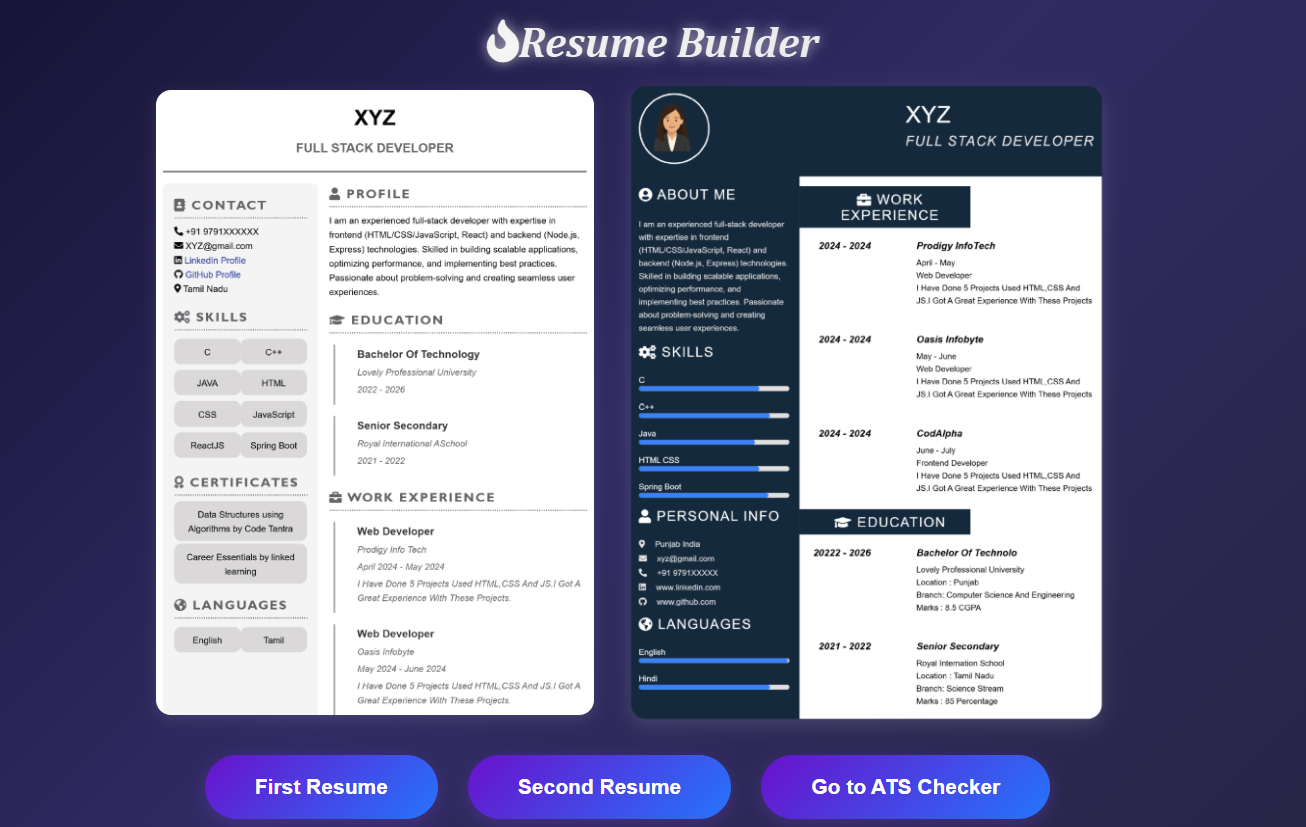 Resume Builder